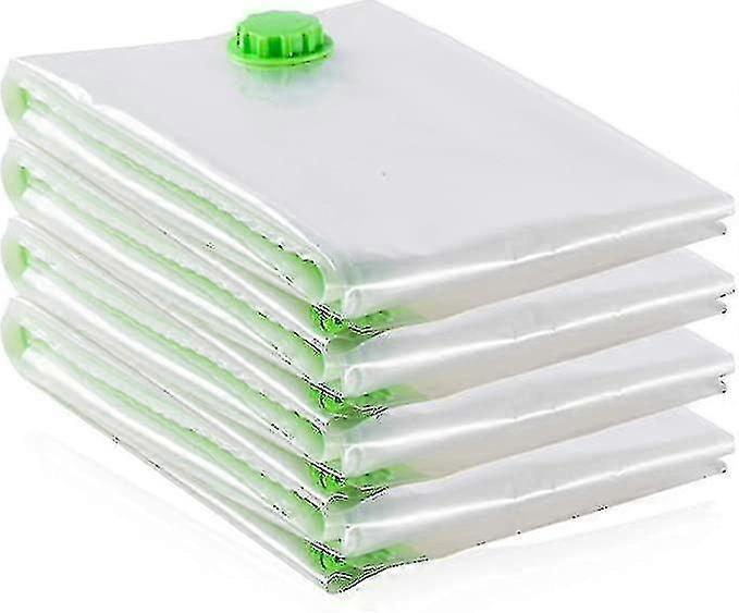 أكياس تخزين فراغ عملاقة كبيرة جدا من 4 عبوات [120 × 100 سم] للملابس واللحف / الفراش (4 قطع (xl))