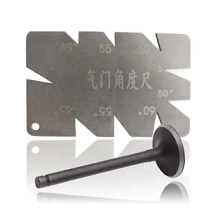 Stainless Steel Valve Angle Degree Ruler Gauge Valve Measuring Tool for Car Motorcycle Engine Valve Seat 45 55 60 65 70 Degree Motorcycle Knee & Shin