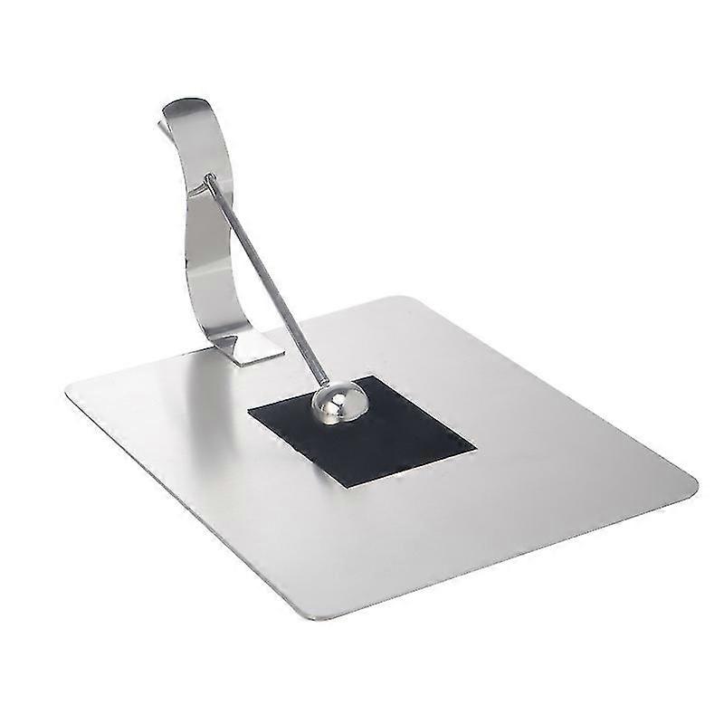 1  Bote  Serviettes, Porte-Serviettes de Table en Acier Inoxydable, Support pour Serviettes en Papier Standard, env. 17 x 11.5 x 17,5 cm, Argent