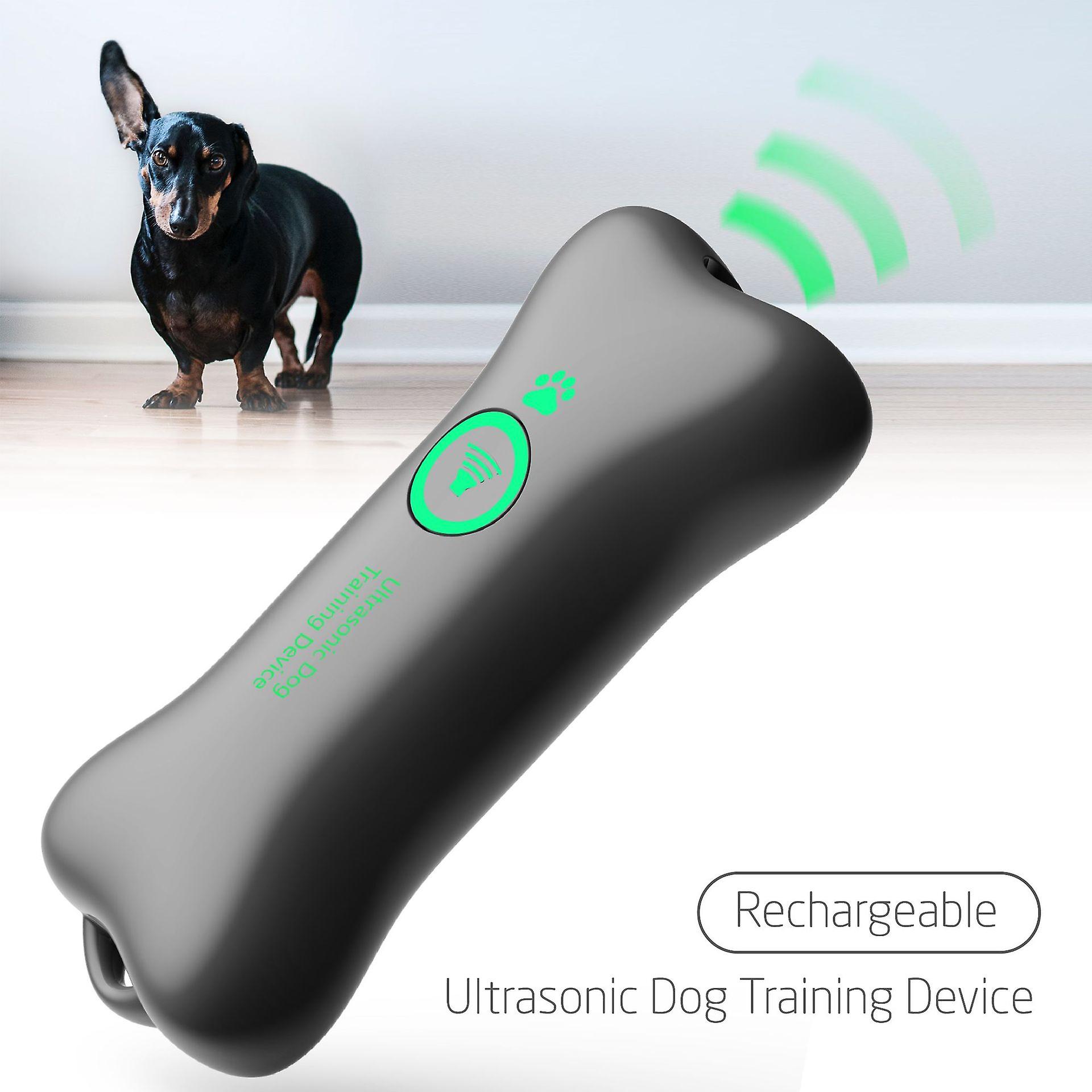 Recargable Sonic Handheld Dog Repeller Dog Trainer Ultrasonic Bark Stopper D9