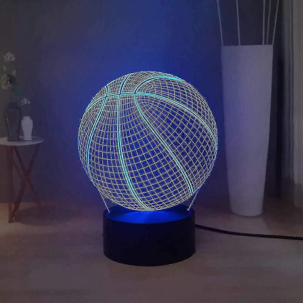 3d Illusion Lamp Basketball 3d Creative Illusion Desk Lamp
