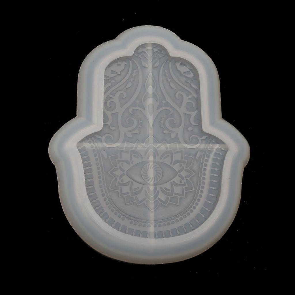 Hamsa Silicone Soap Molds Hand Silicone Molds Lotus in The Palm Soap Mold