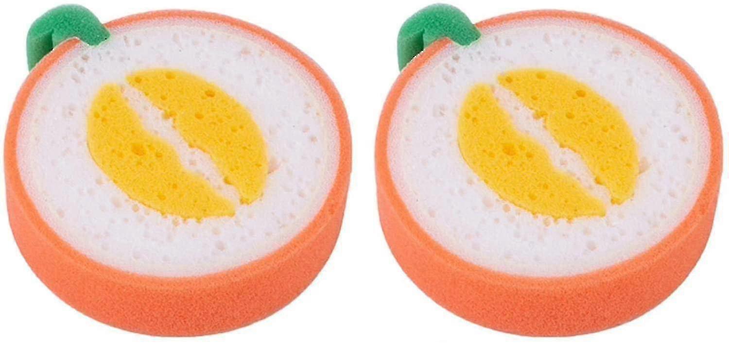 Non-scratch Cellulose Scrub Sponge, Dual-sided Dishwashing Sponge