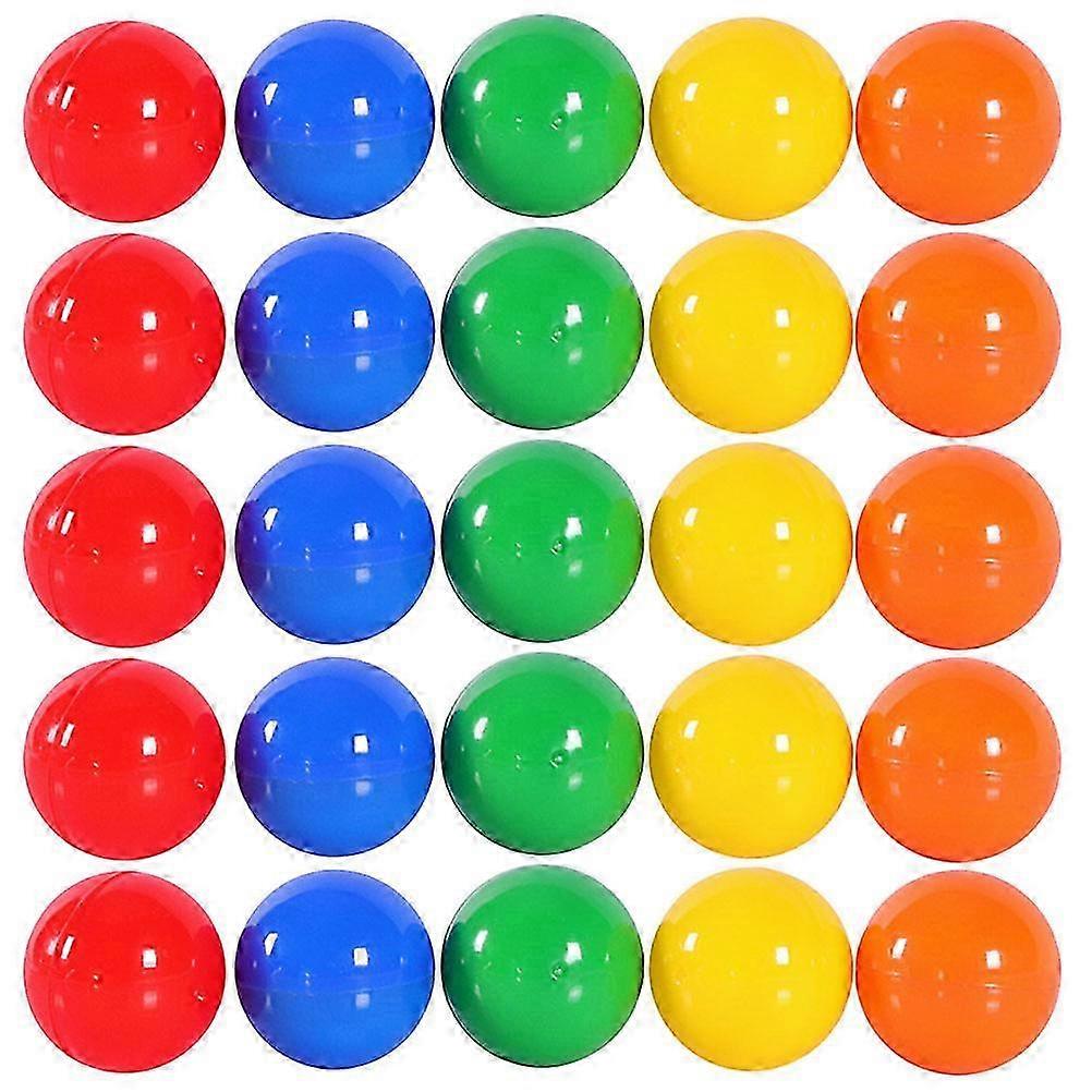 50Pcs Lottery Balls Colored Raffle Balls Openable Raffle Balls Small Lottery Balls Table Game Balls