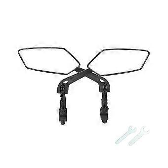 Specchietto retrovisore per mountain bike, HD, piatto, regolabile, per manubrio, accessorio pieghevole per bicicletta.