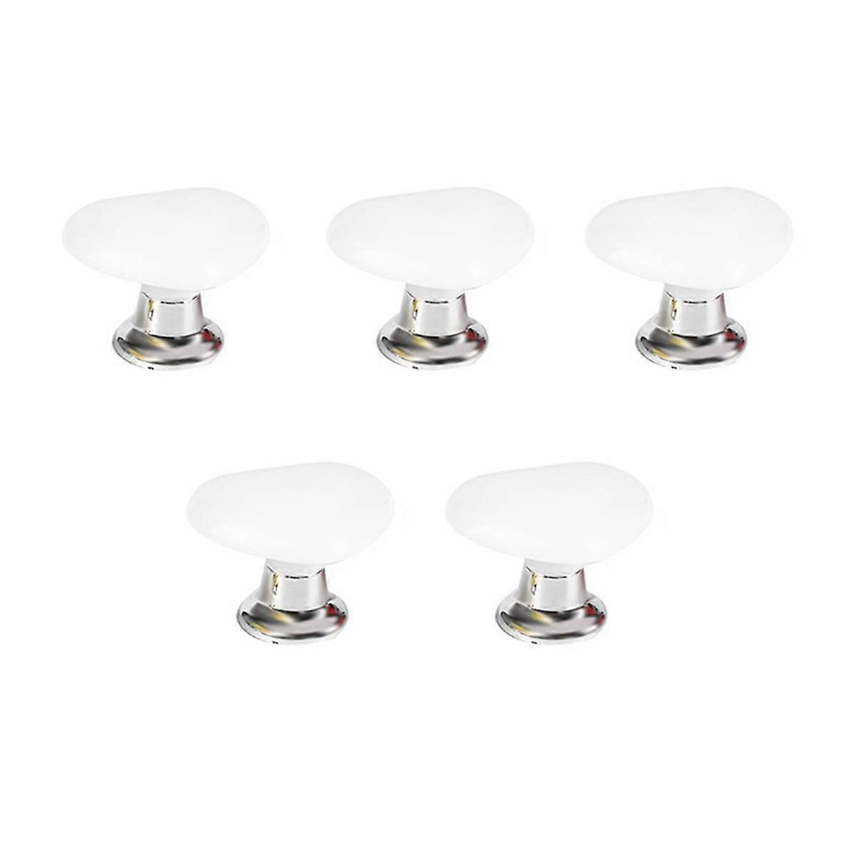 Håndtak toalett Trykk knapp hjerteformet trykk tank trykkbryter toalett baderom dekor hvit