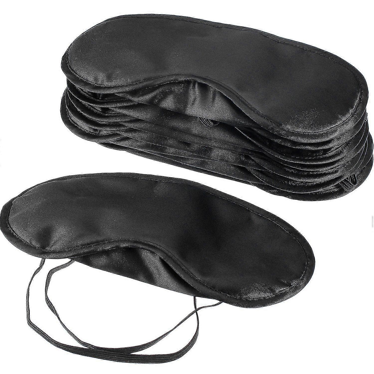 Blindfold Eye Mask Shade Cover For Sleeping With Nose Pad, 10 Pack-MXBC