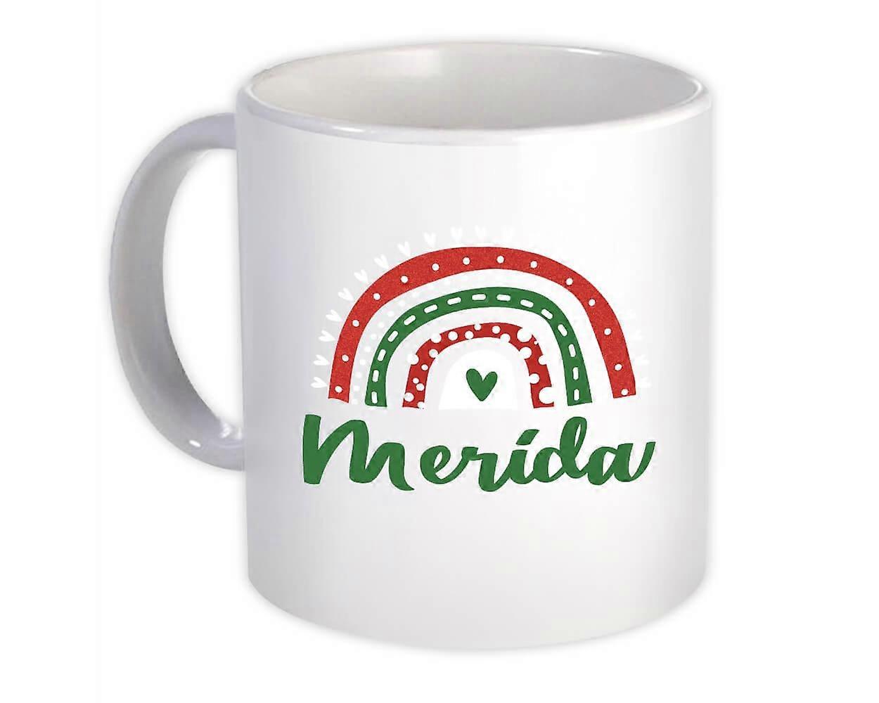Gift Mug: Merida Mexico Rainbow
