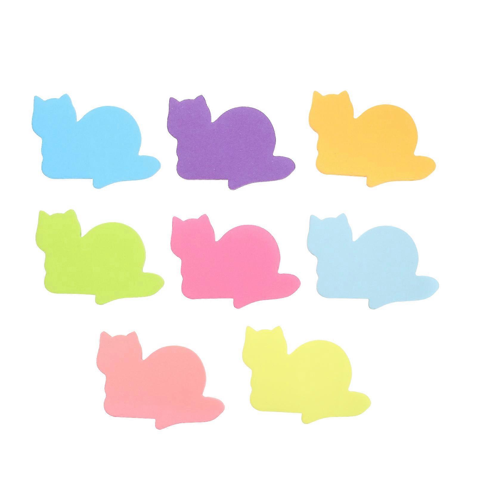16 Pcs Office Stickers Self- Adhesive Memo Pads Adhesive Memo Notes Desktop Notepad Cartoon Bookmarks Sticky Cute