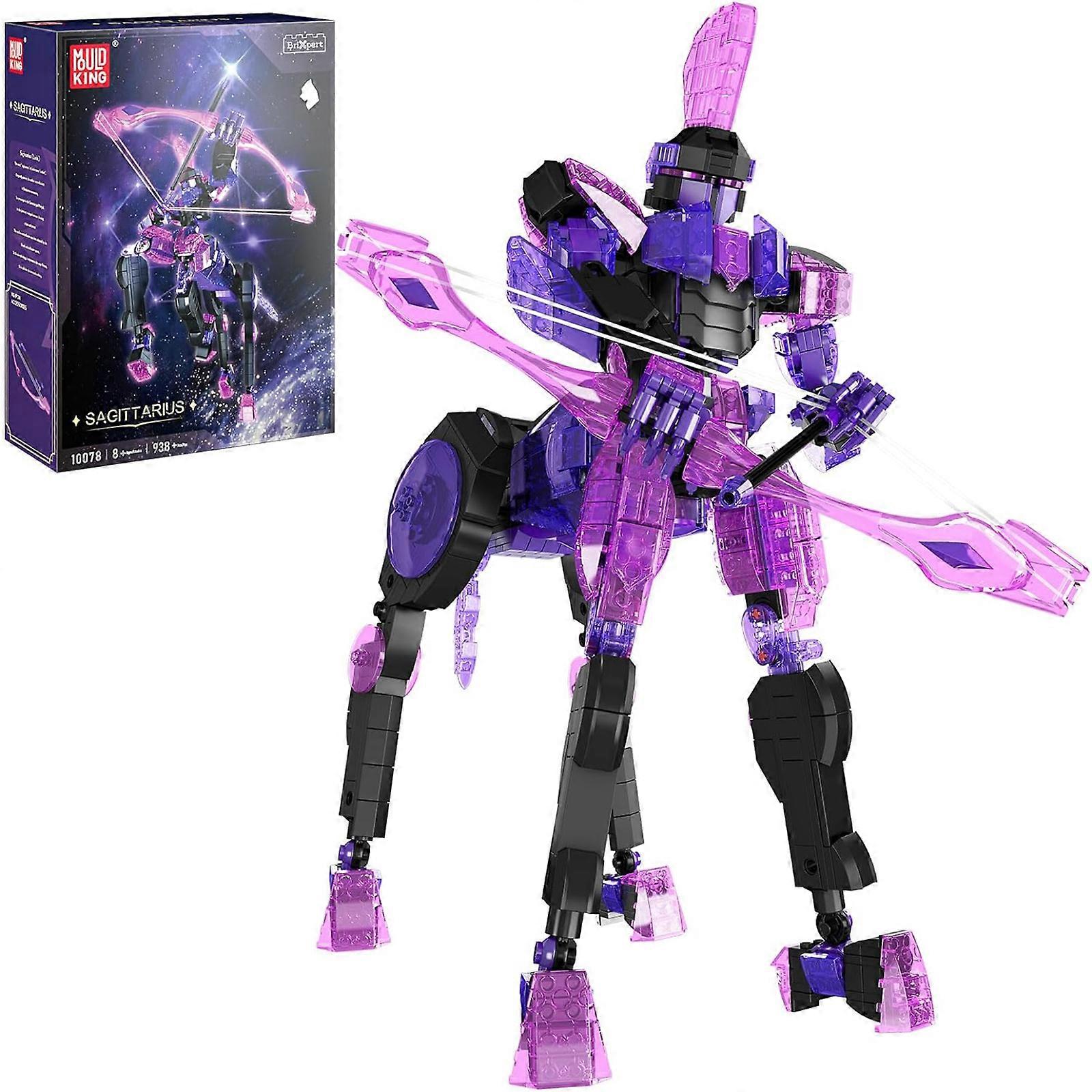 Mould King Technic Constellatory Centaur STEM Babttle Robot Building Sets Toy, Creative Ideas Crystal Posable Battle Elemental Universe Mech Mini Robo