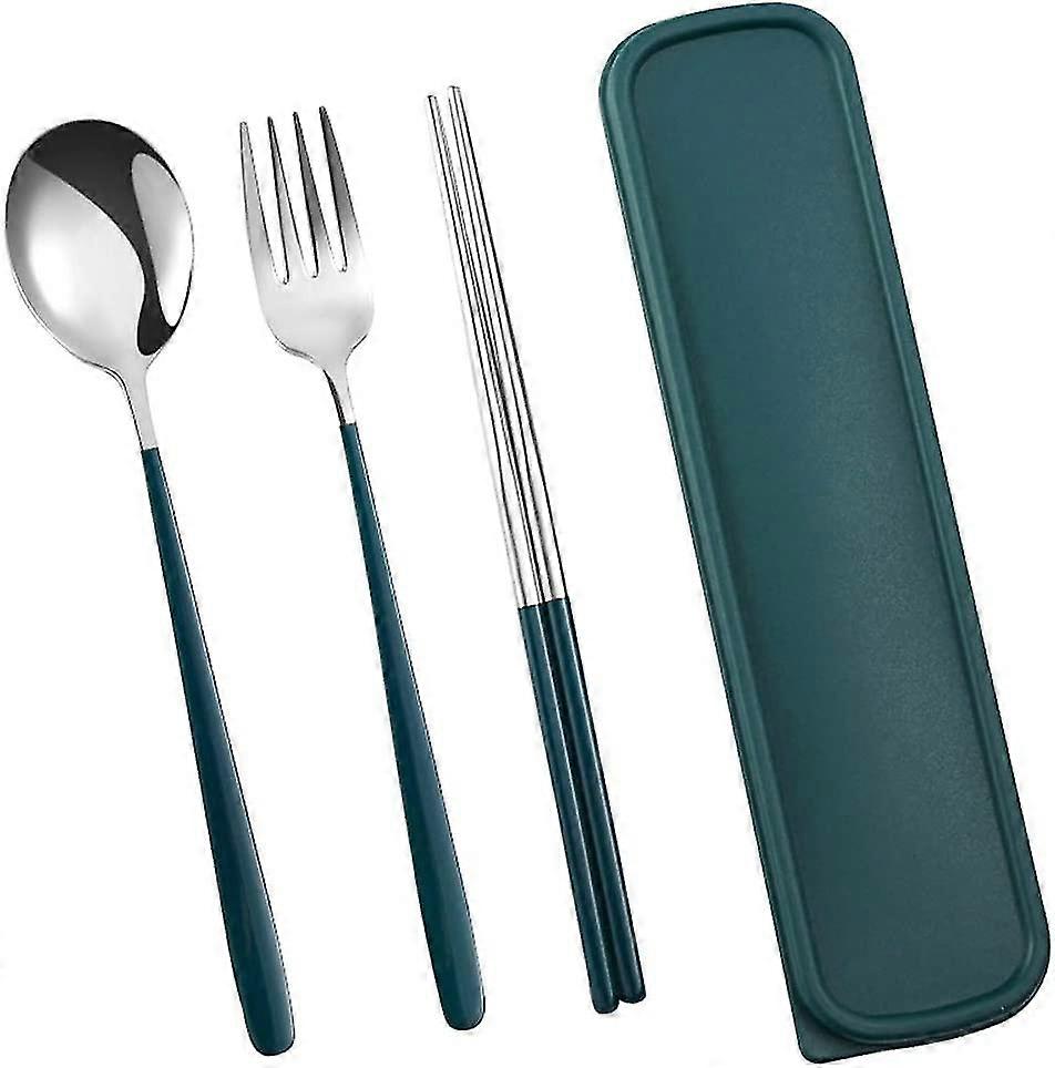 Stainless Steel Tableware Set, Reusable Portable Tableware.