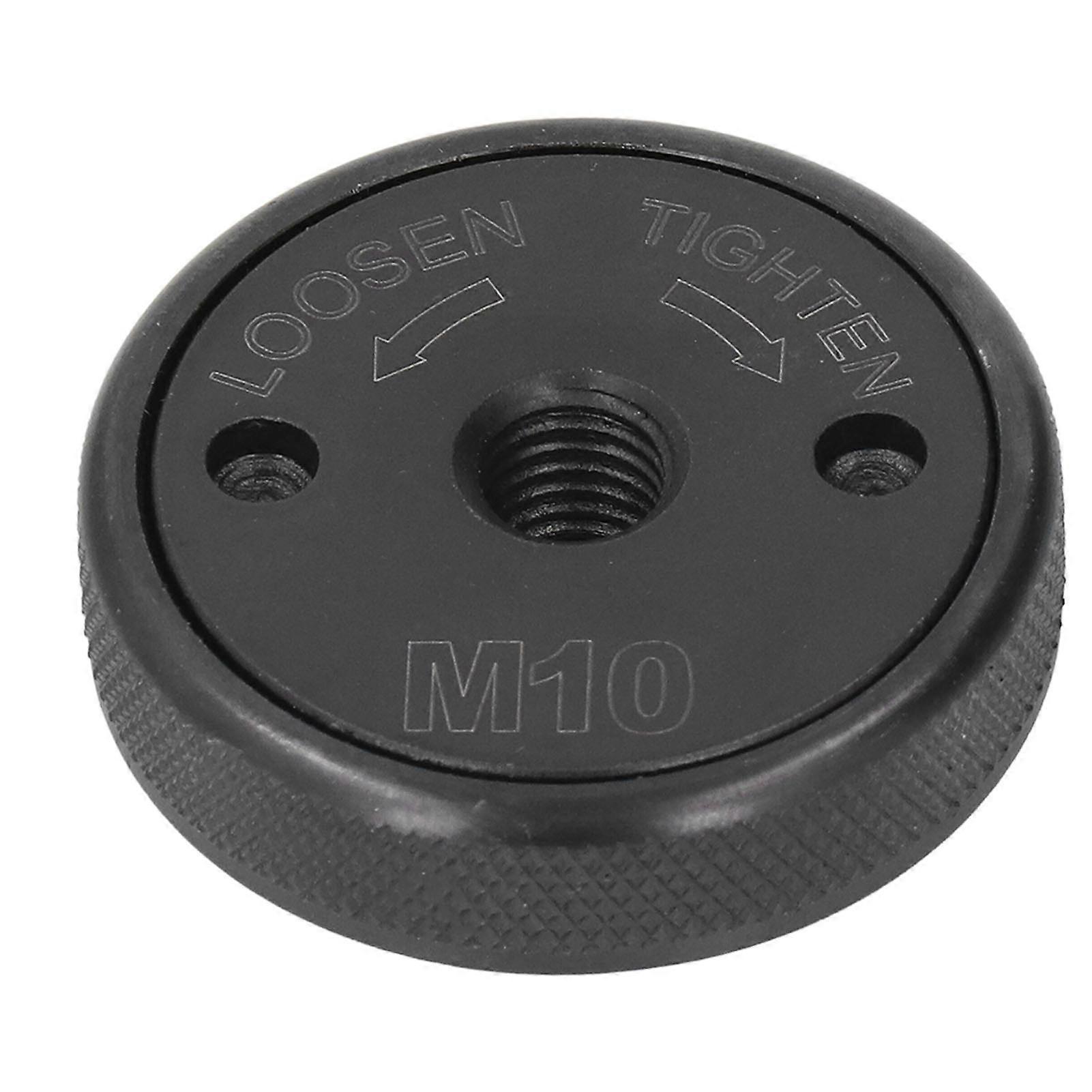 Angle Grinder Pressure Plate Replacement M10 Thread Quick Release Flange Nut Self Locking Attachment Accessories Black