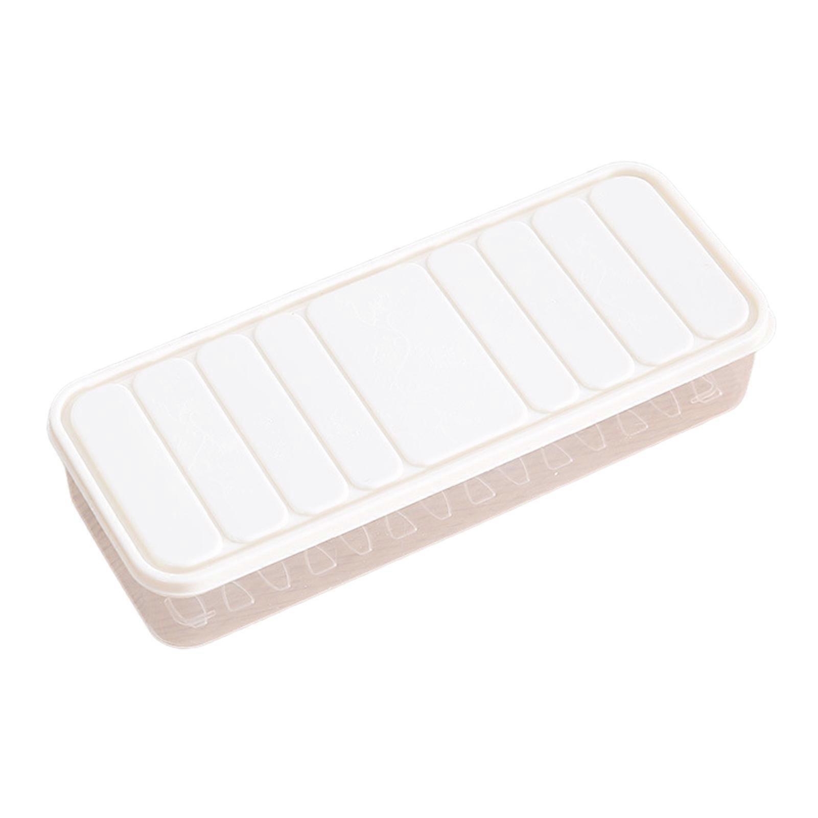 Dumpling Storage Box Large Capacity Refrigerator Organizer Transparent Food Storage Box for Home Kitchen Jikaixiang