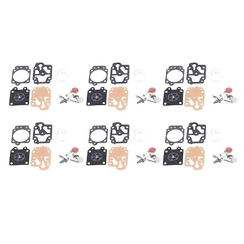 6sets Carburetor Repair Kit For Mp15 Mp11 Tu26 40-5 44f-5 34f 36f 139f Cg260 Cg330 Cg430 Cg520 Gx25