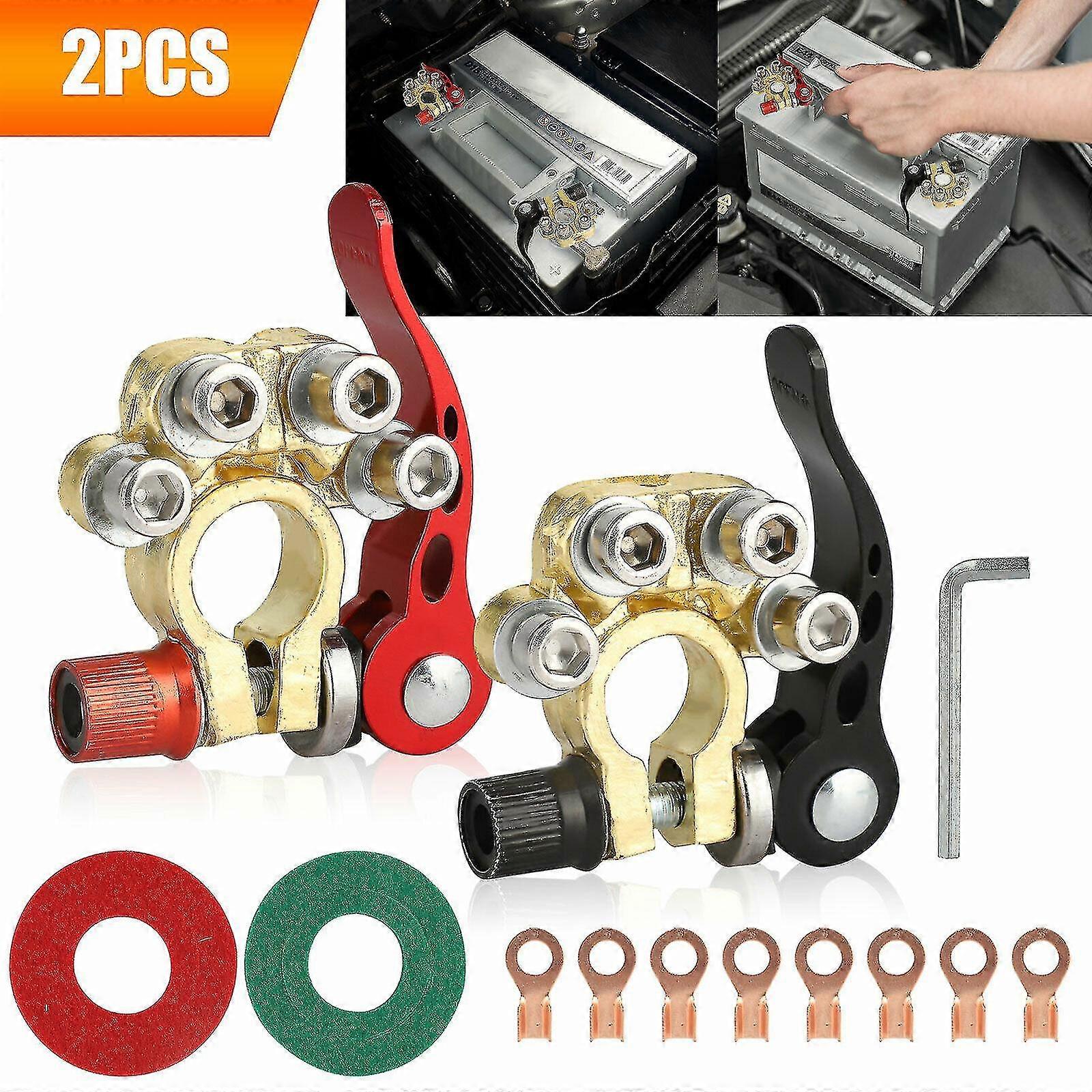 Conectori terminal baterie auto quick release deconectare negativă