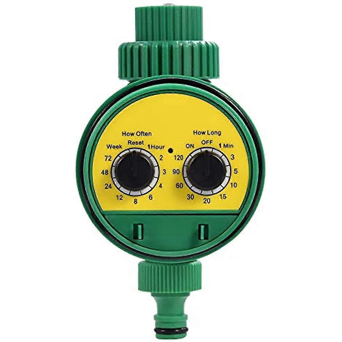 Tyenaza Watering Timer  Garden Irrigation Timers  Multi-functional Electronic Two Dial Digital Automatic Irrigation Timer Controller Hose Sprinkler Fo