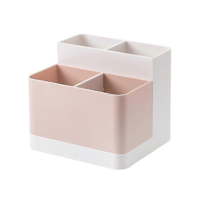 Desktop Storage Box Pencil Holder(1pc, Pink)