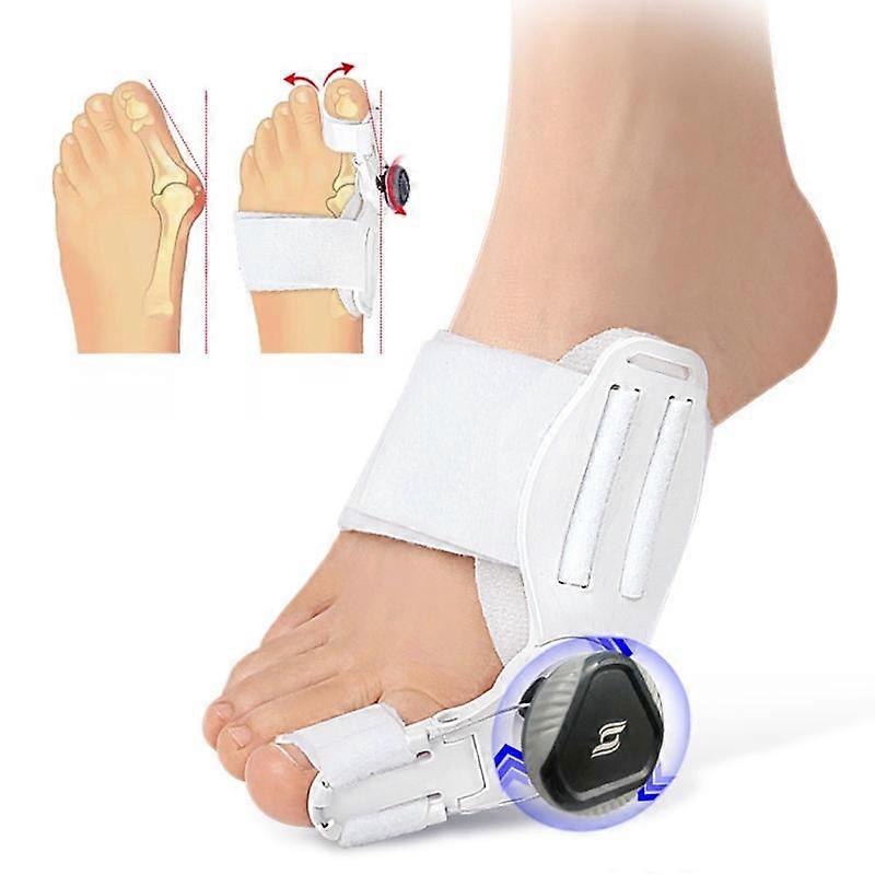 Bunion Corrector Big Toe Orthopedic Toe Straighteners Adjustable Splint for Bunion Relief with Knob Correction 1PCS