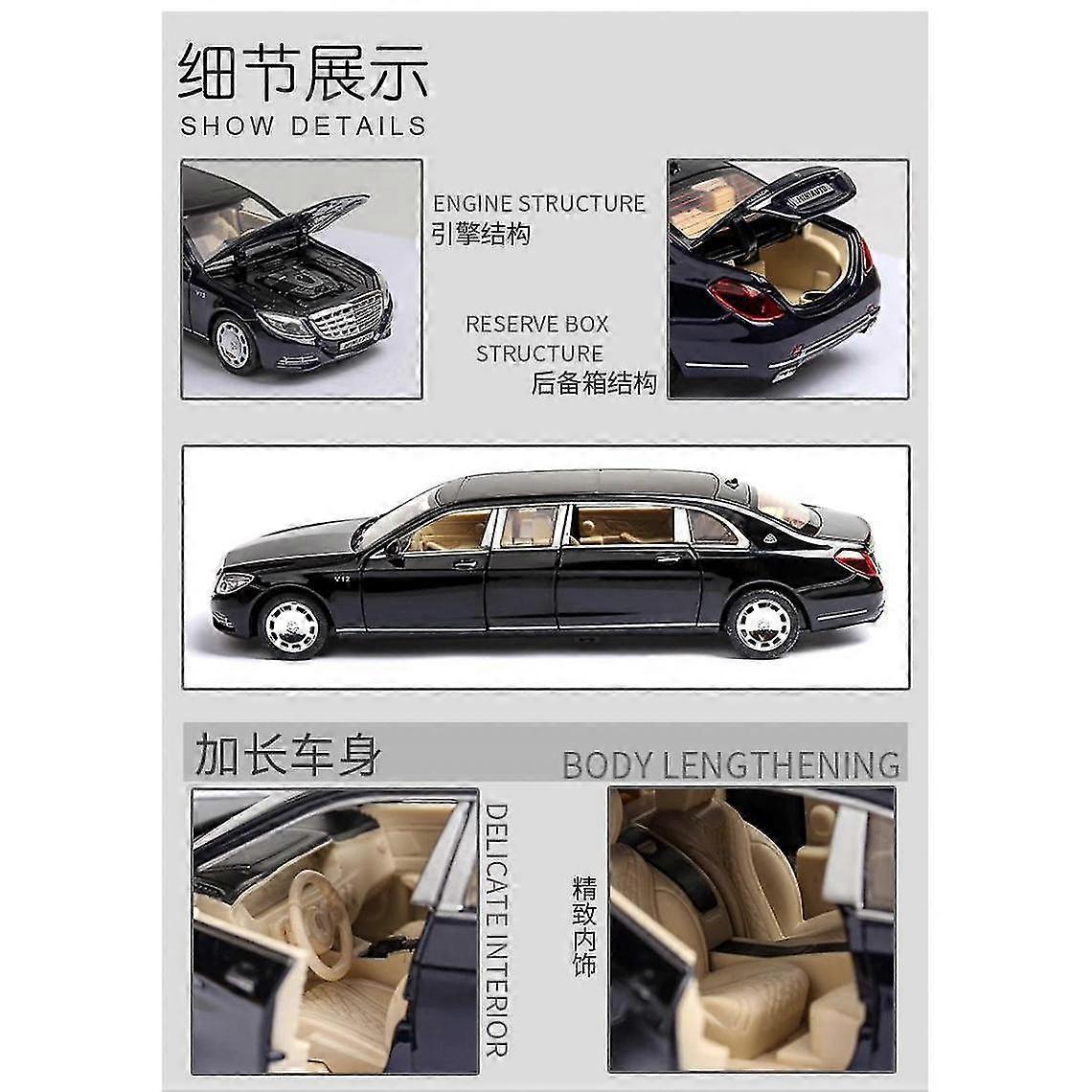 MASTER MERCEDES BENZ Maybach S560 Diecast Toys Car Models Collection 1