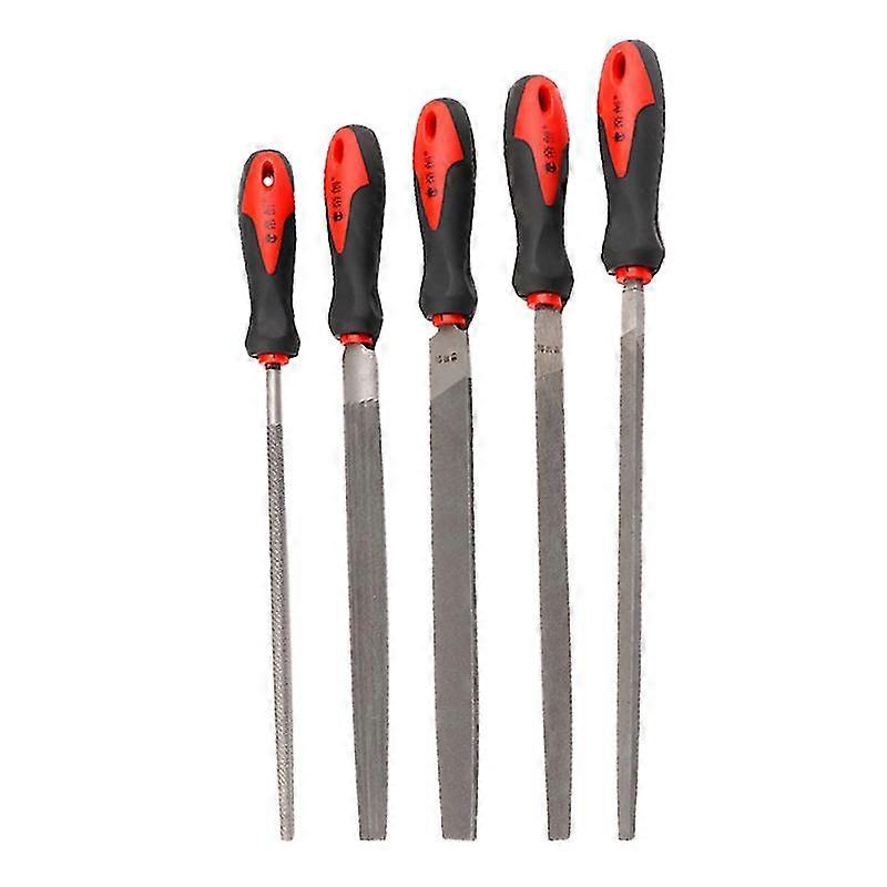 5pcs Durable Metal Rasp Files Set Wood Carving Tools Woodworking Hand File Tool
