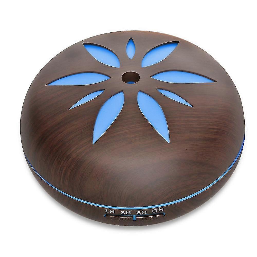essential diffuser colorful lights wood grain aromatherapy aroma|air 500ml