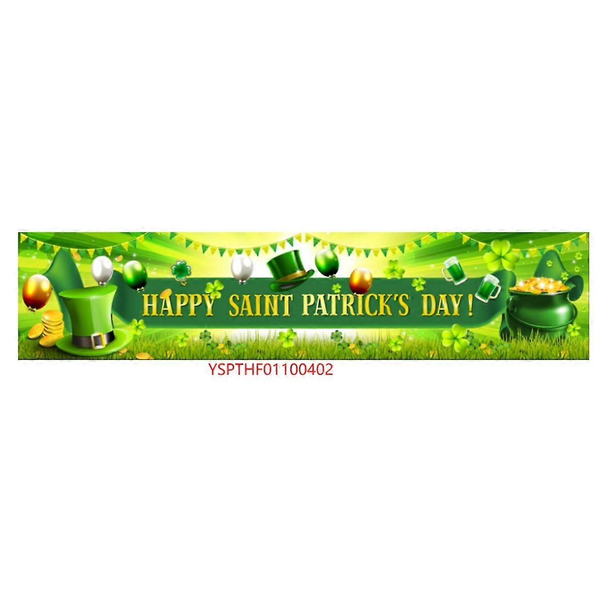 Large St. Patrick's Decor Banner - 300x50cm Size
