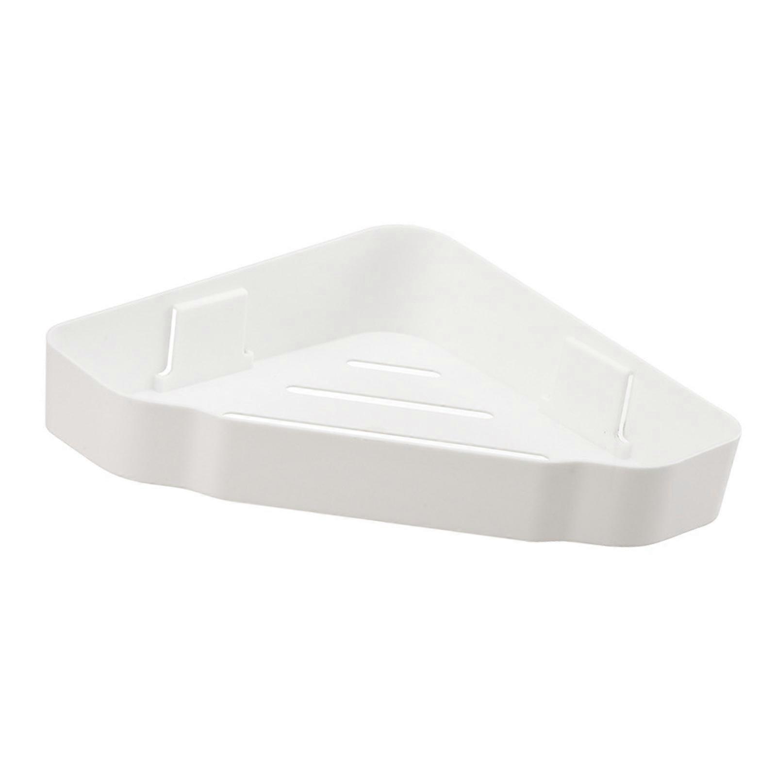 Corner Storage Shelf Plastic Multifunctional Large Capacity Simple Shower Organizer for Bathroom 