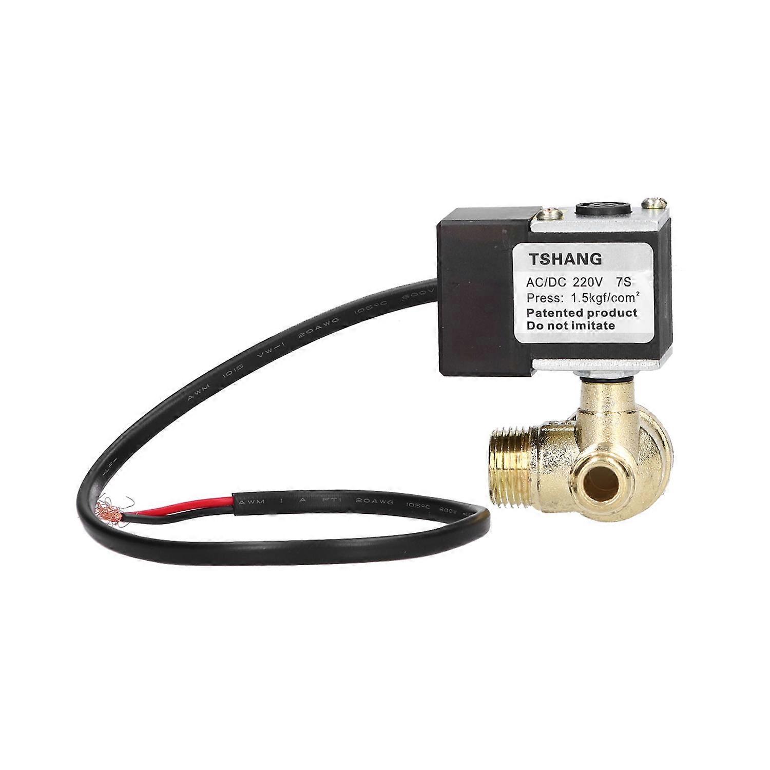 Electric Solenoid Valve Delay Silent for OTS Air Compressor Pump Accessories AC/DC 220V