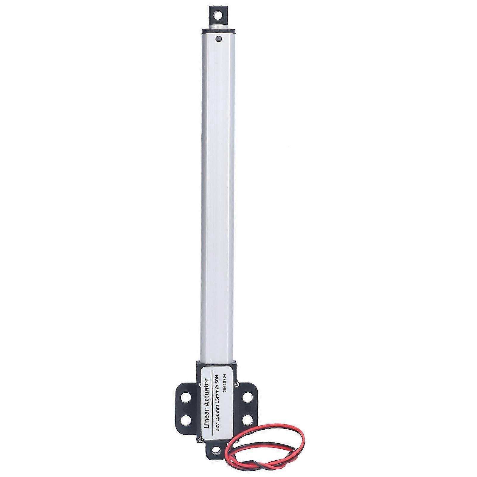 Linear Actuator 150mm Stroke High Speed Low Noise Short Circuit Protection Mini Electric Linear Actuator15mm/s50N