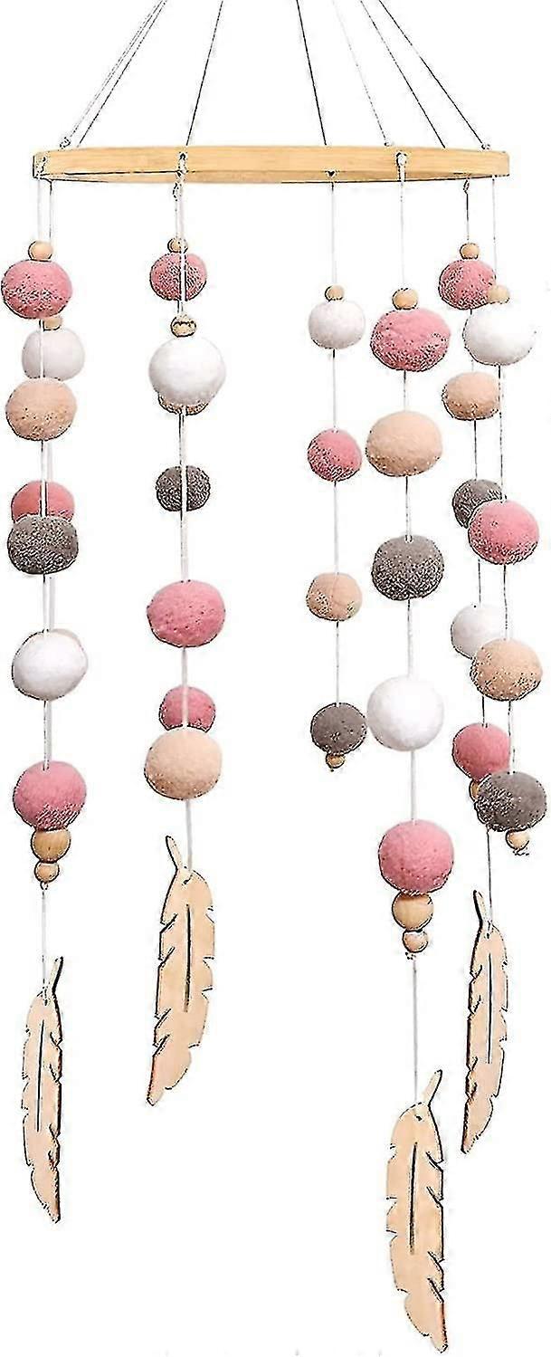 Crib Mobile Bamboo Wind Chime Decoration