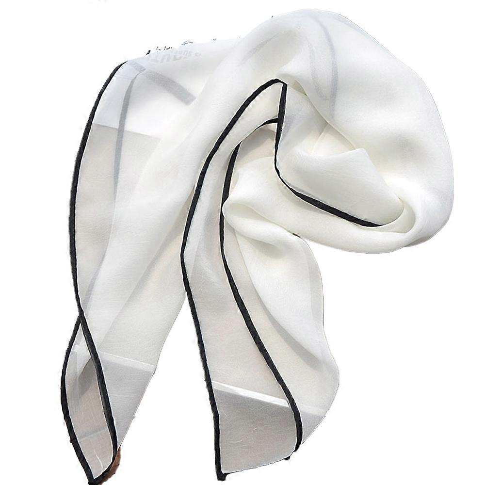 Women's solid color tight scarf for winter warmth