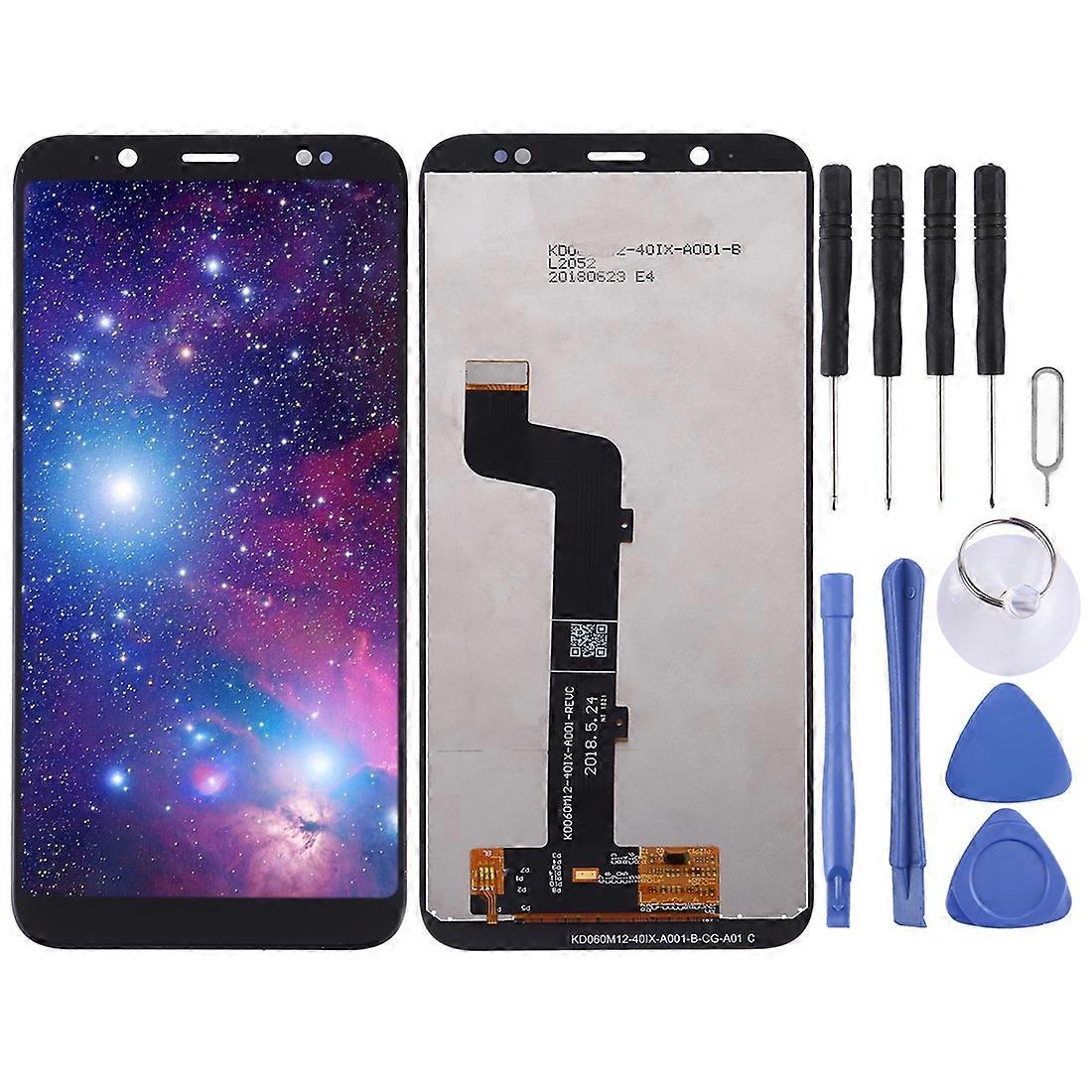 شاشة TFT LCD لهاتف HTC U12 Life مع تجميع كامل لجهاز التحويل الرقمي (أسود)