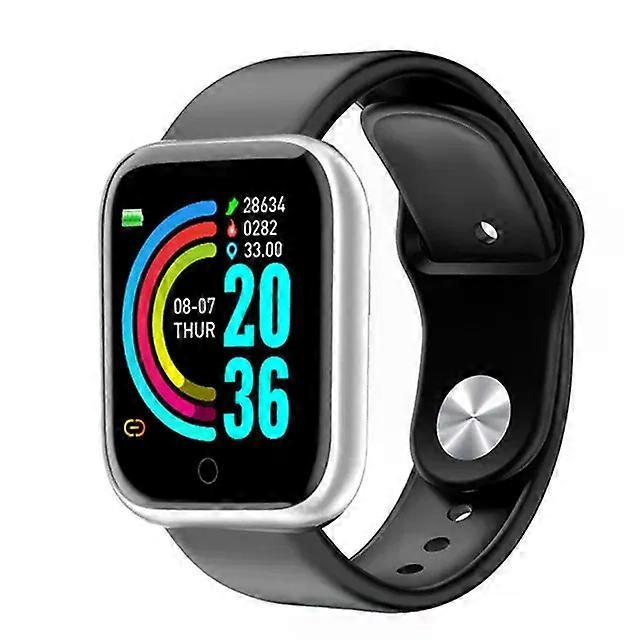 Y68 Smart Watch Color Screen Step Counting Multi Sport Mode Message Reminder Photography Music Remote Control Smart Band