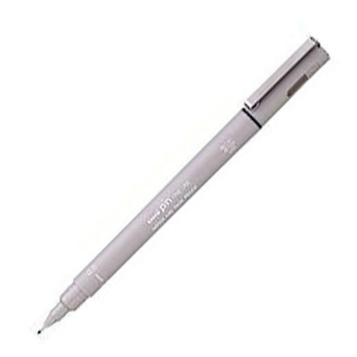 Permanent marker Uni-Ball PINBR-200(S) Dark grey 12 Pieces