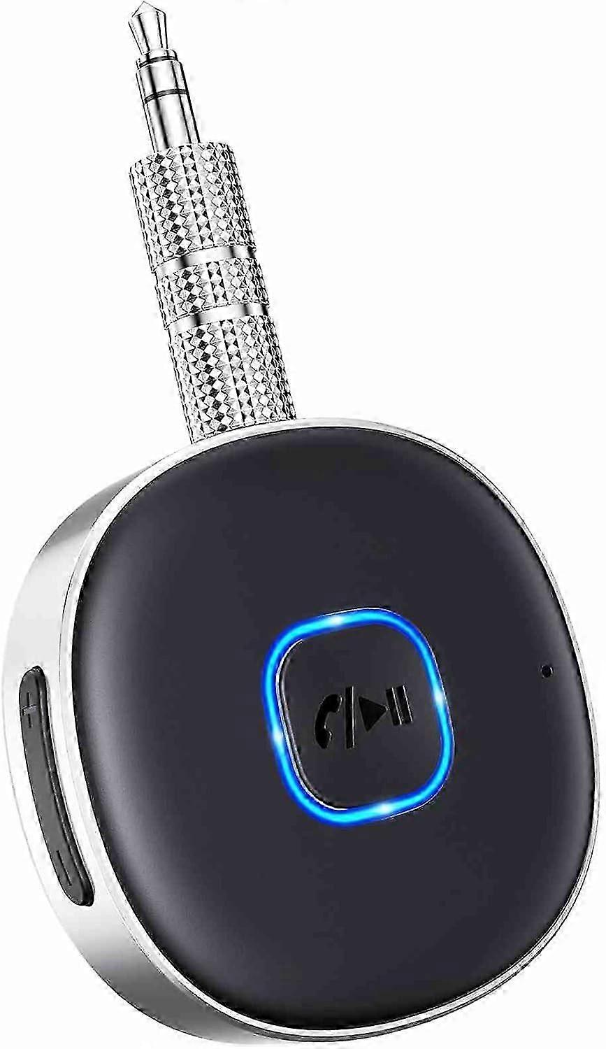 Car Bluetooth Receiver, 5.3 Jack Bluetooth Adapter, Hands-Free Calling Bluetooth Receiver, Dual Connection