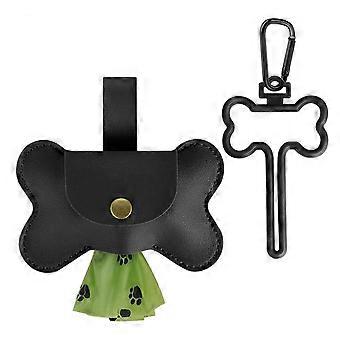 Dog Poop Bag Dispenser with Leash Clip Durable Pet Poop Bag Holder Portable Pet Trash Bag Dispenser for Dog Walking  Red