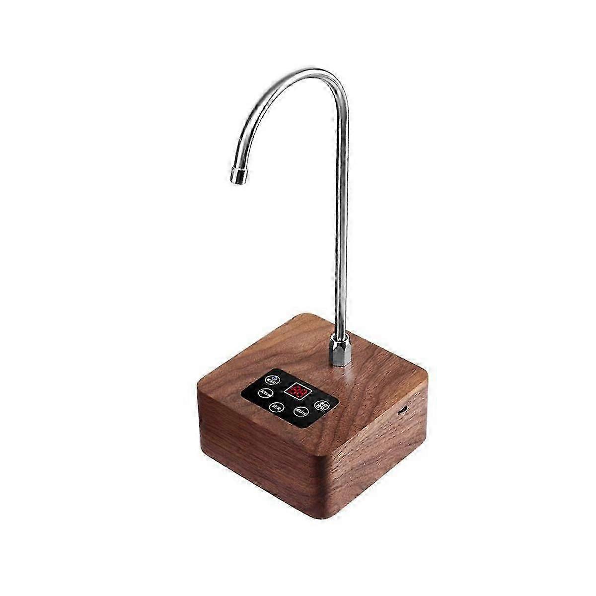 مبرد مياه سعة 5 جالون ، مبرد مياه محمول من خشب الجوز ، شحن USB أوتوماتيكي عالمي