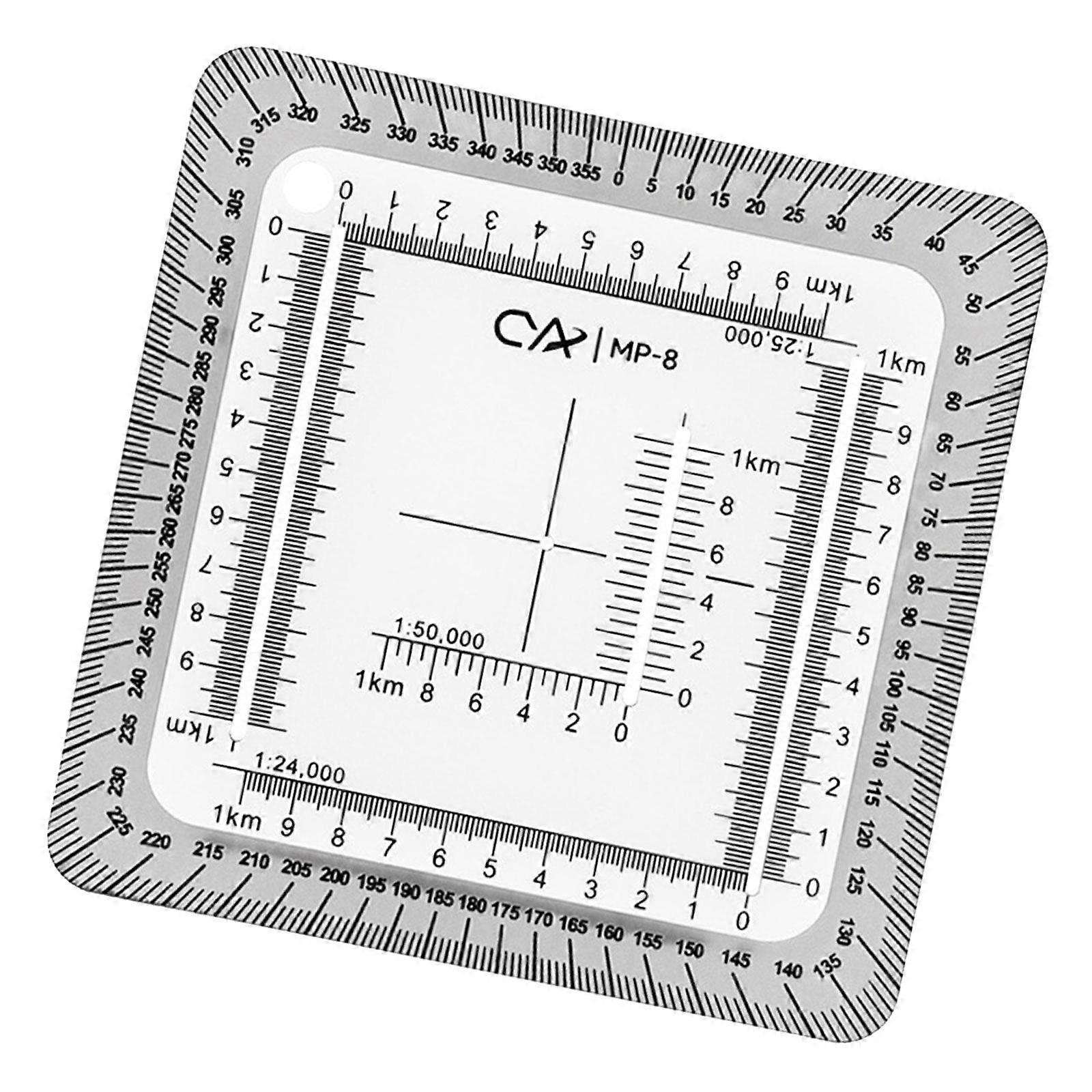 Pocket Grid Portable Clear Maptool for Utm, Usng, Mgrs Coordinates Traveling