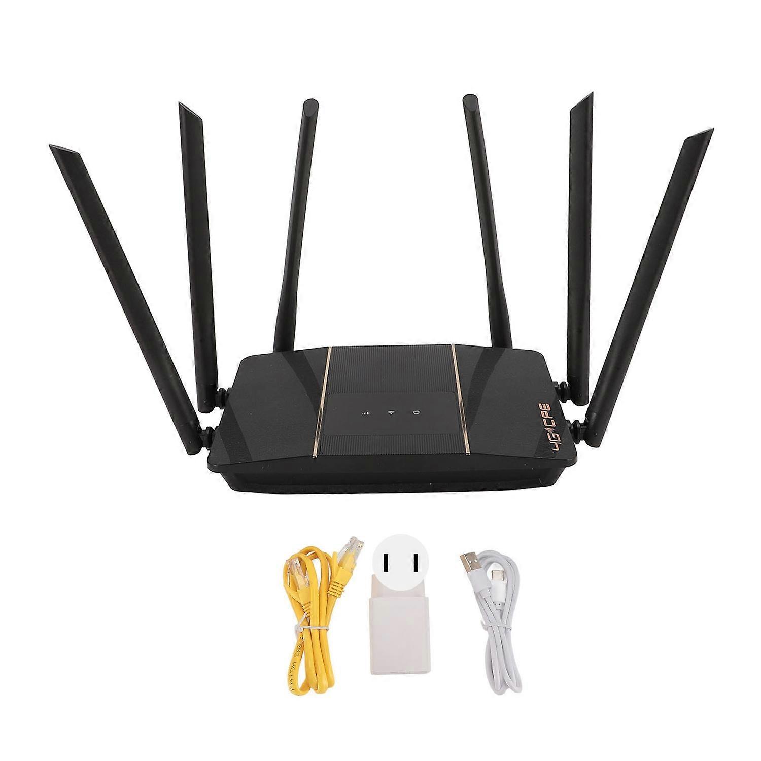 CPE 4G LTE Wireless Router 2.4G 300Mbps TYP C Wiederaufladbarer mobiler Router mit 4 x 5dBi Antennen US
