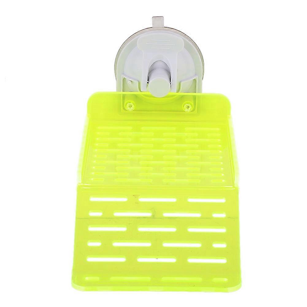 Aquarium Tortoise Platform Terrace Reptile Habitat Floating Island with Suction Cup