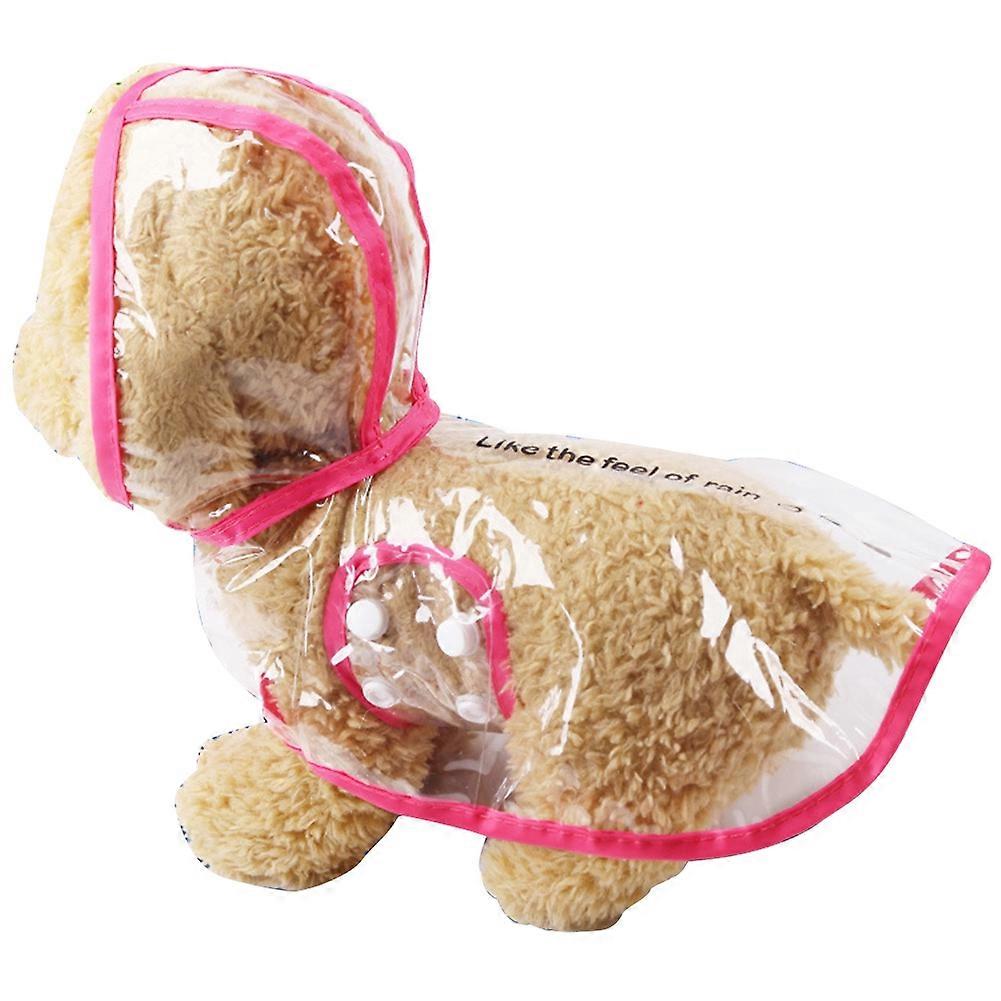Imperméable transparent pour chiens, conception imperméable