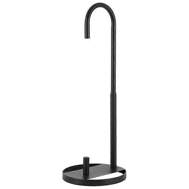 Telescopic Height Carbon Steel Desktop Roll Paper Towel Holder Rack,Arc Type