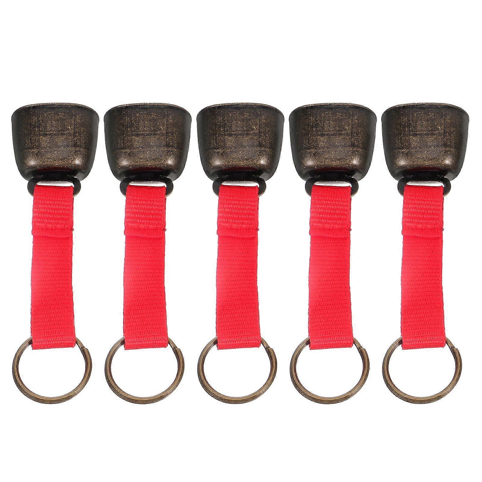 5 قطع جرس الدب تحذير المشي لمسافات طويلة جرس خمر الدب جرس متعدد الاستخدامات أجراس الدب التخييم أجراس الدب