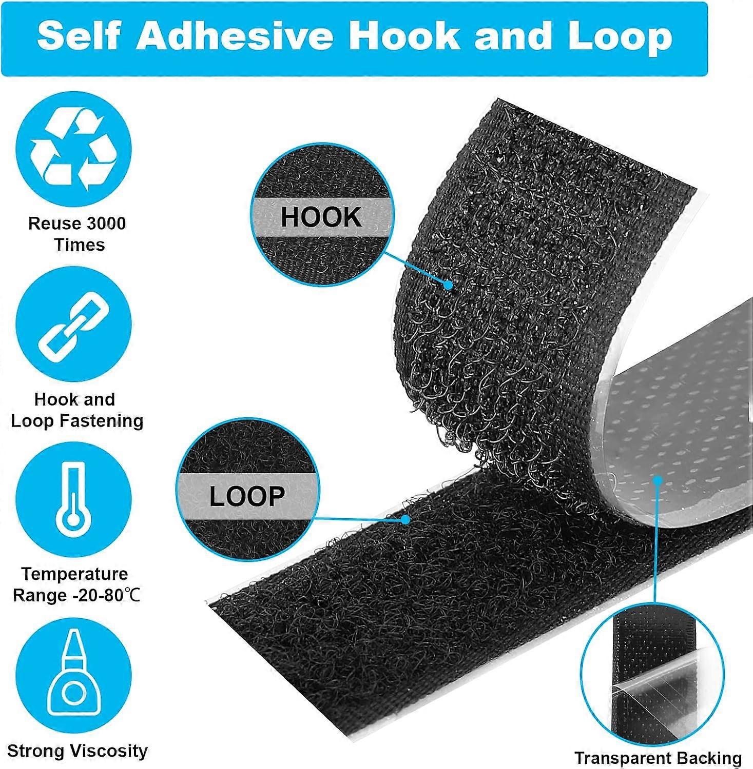 Hook And Loop Strips For Sew-on Style Projects, Non-adhesive Back ...