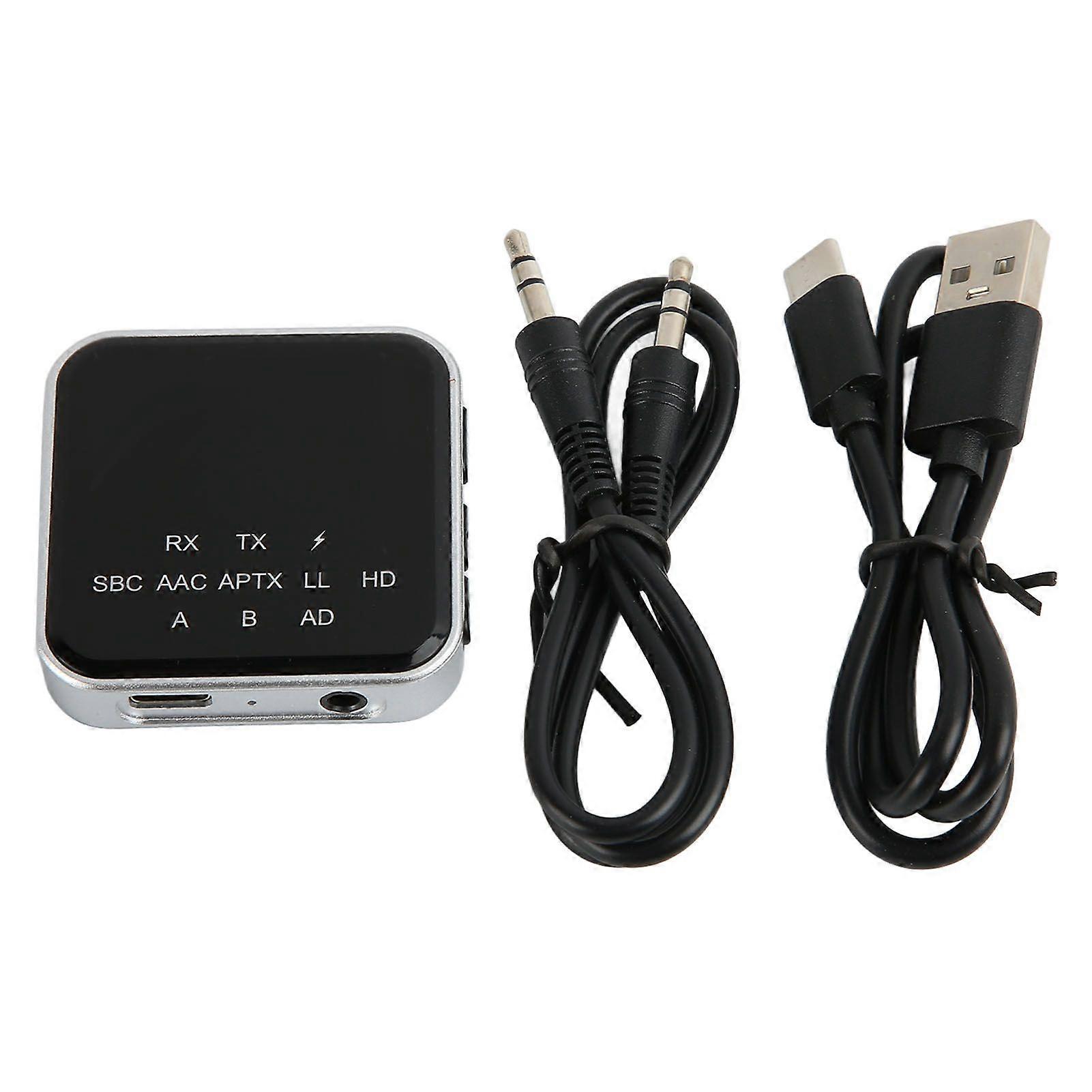 Bluetooth transmitter receiver multi-function low latency 2 in 1 Bluetooth adapter with 3.5mm AUX port for TV computer