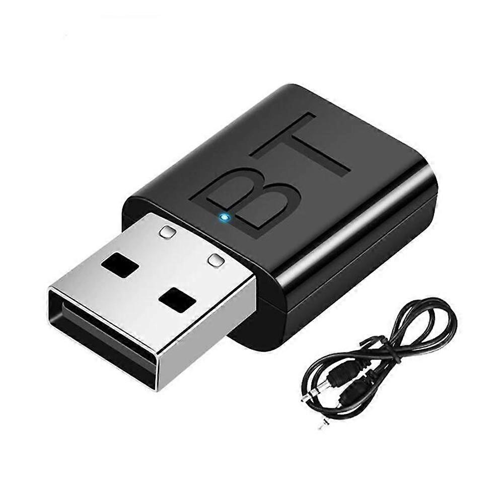 2 in 1 USB Bluetooth 5.0 Transmitter & Receivers Audio Adapter for TV/PC/Car