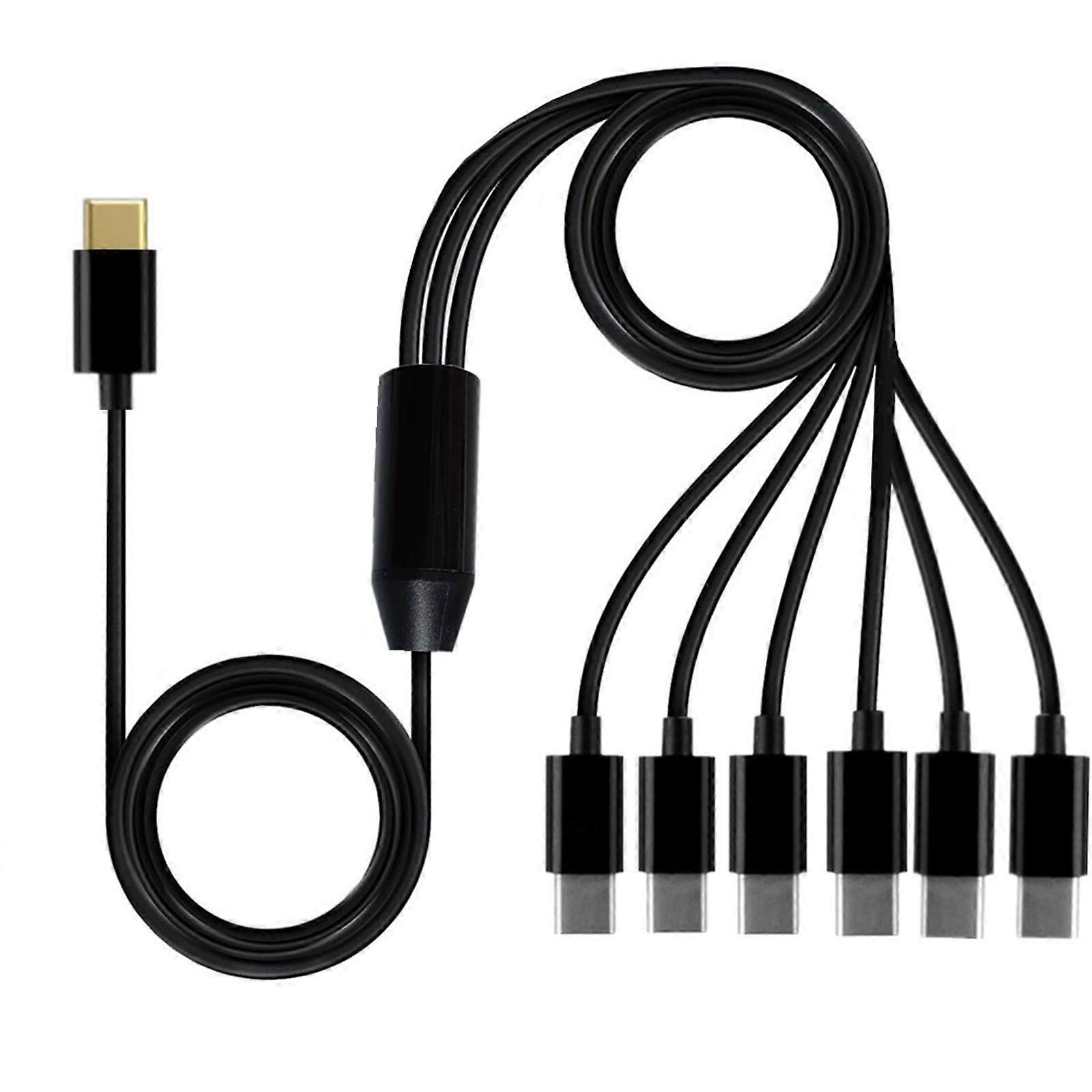 USB C Cable Portable Type-C to Type-C Splitter Adapter Charging Cable Universal