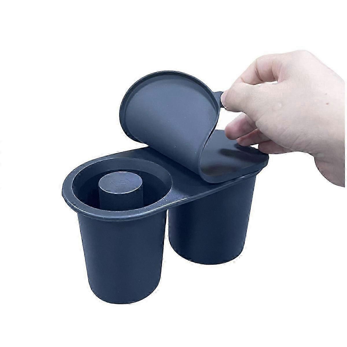 Silicone Ice Square Tray and Mold 30 40 Oz for Making 2 Hollow Cylinder Ice Square Molds Reusable f JN