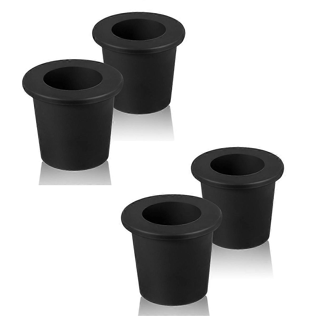 Patio Table Umbrella Hole Ring Umbrella Stabilizer Sleeve,Black
