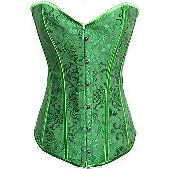 Chic grønt korset og bustier binder overbust korsetter alsidigt valg til forskellige lejligheder XL